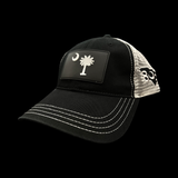Richardson 111 SC 803 Black Steel Performance Relaxed Trucker Hat
