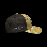 Citadel Nation Performance PVC Patch Multicam Trucker Hat
