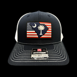 Richardson 112 South Carolina 864 Patriotic Trucker Hat