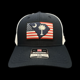 Richardson 115 South Carolina 864 Patriotic Low Profile Trucker Hat