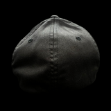 Flexfit 6277 Dark Navy Performance Patriotic PVC Patch Cotton Fitted Hat