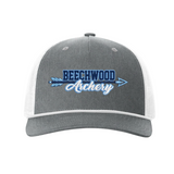 PRE-SALE: SHIPS NOV 2-6 Beechwood Archery 803 Heather White Trucker Hat