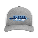 PRE-SALE: SHIPS NOV 2-6 Beechwood Archery 803 Heather White Fitted Hat