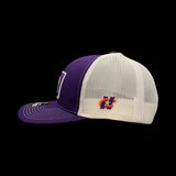 Richardson 112 Purple Palmetto Moon Performance PVC Trucker Hat