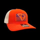 Richardson 112 Orange Palmetto Nation Performance Trucker Hat