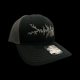 Richardson 112 Lake Murray 803 Black Steel Trucker