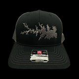 Richardson 112 Lake Murray 803 Black Steel Trucker