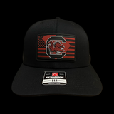 Richardson 112 Gamecocks Nation Midnight Performance Trucker Hat