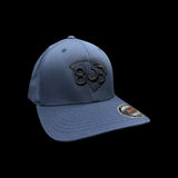 803 Flexfit 6277 Navy Fitted Cotton hat