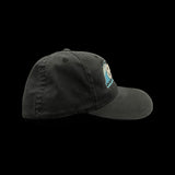 843 Lowcountry Flexfit Washed Black Fitted Cleanup Hat
