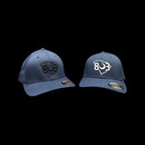 803 Flexfit 6277 Navy Fitted Cotton hat