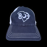 803 Richardson 111 Navy White Relaxed Trucker Hat