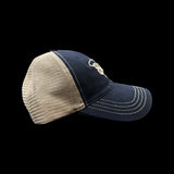 803 Richardson 111 Navy Khaki Relaxed Trucker Hat