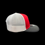 803 Richardson Black White Red Trucker