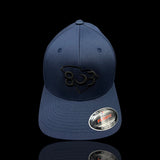 803 Flexfit 6277 Navy Fitted Cotton hat