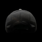 864 Richardson 112 Heather Gray Black Trucker Hat