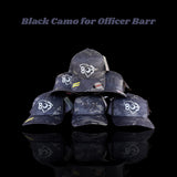 803 Flexfit Black Camo cotton ball cap (2 sizes)