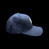 803 Flexfit 6277 Navy Fitted Cotton hat