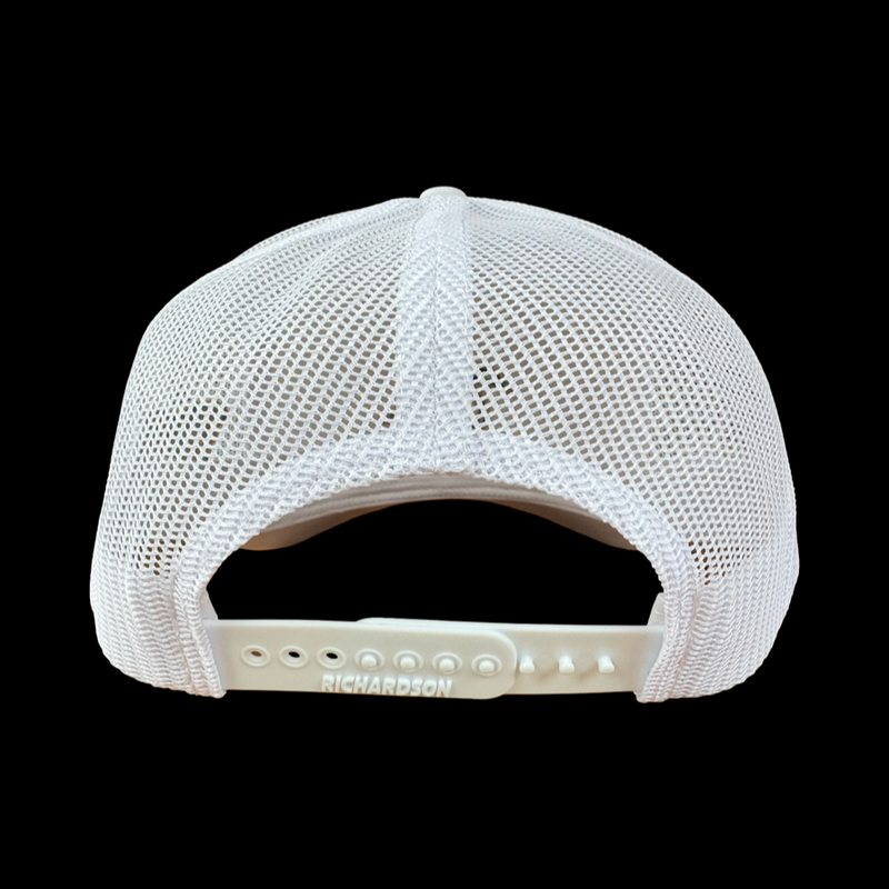 River Bluff 803 Special Edition White Trucker Hat