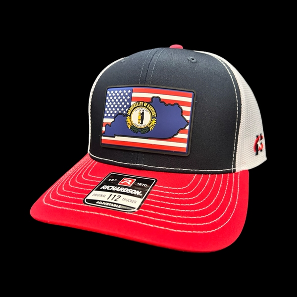 Richardson 112 Kentucky Patriotic Trucker Hat