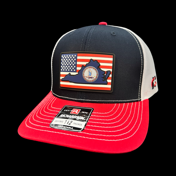 Richardson 112 Virginia Patriotic Trucker Hat