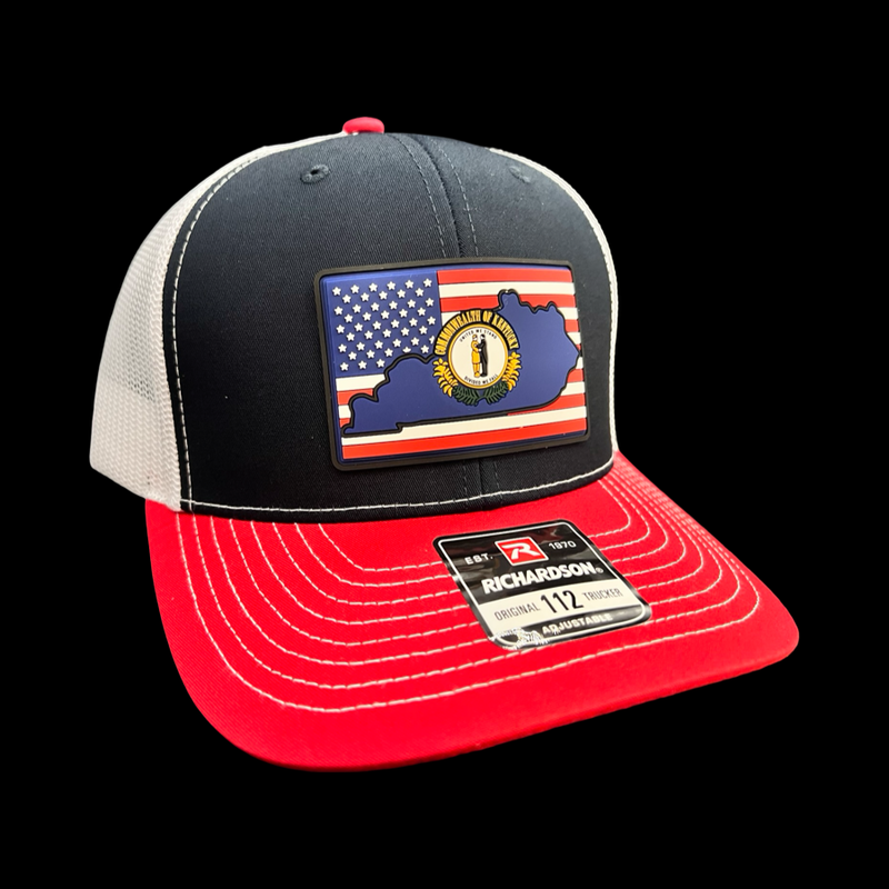 Richardson 112 Kentucky Patriotic Trucker Hat