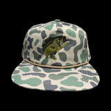 803 Lost Bass Oldscool Marsh Relaxed Flatbill Rope Hat