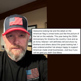 Richardson 112 3D Old Glory Waving Red White Blue Trucker Hat