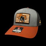 Richardson 112 Burnt Orange Heather Texas Performance Trucker Hat