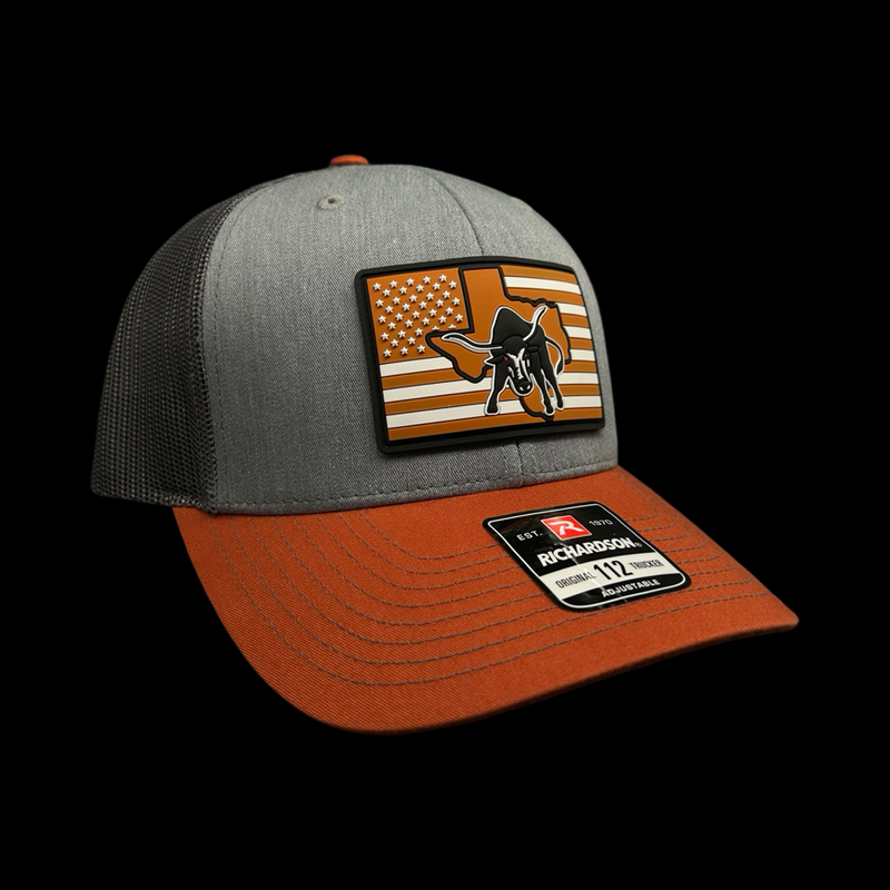 Richardson 112 Burnt Orange Heather Texas Performance Trucker Hat