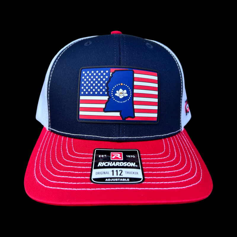 Richardson 112 Alabama Patriotic Trucker Hat
