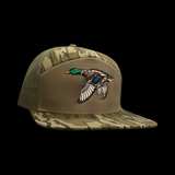 Lost Duck Bottomland Camo 7 Panel Flatbill Hat