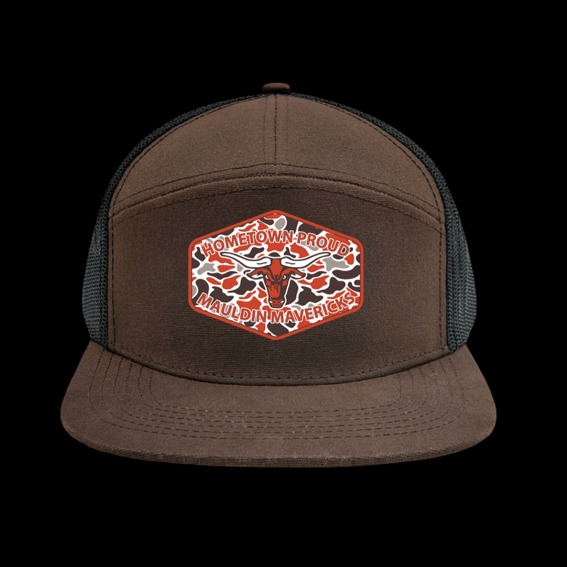 PRE-SALE: Mauldin Mavericks 864 Flatbill Performance Hat (Choose Patch Style)