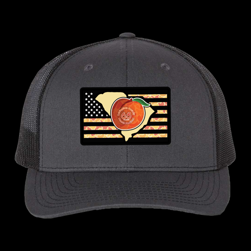 65th Anniversary Peach Festival Charcoal Trucker Hat