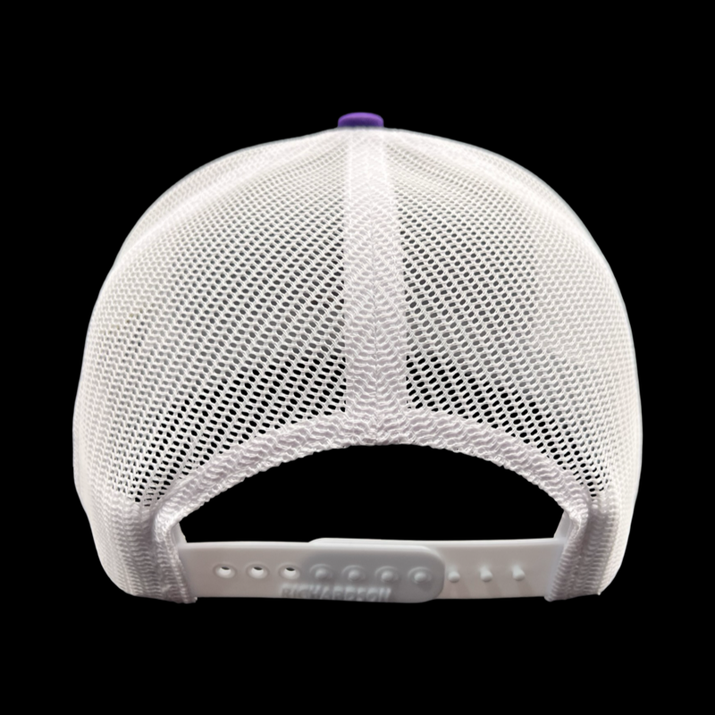 Batesburg-Leesville 803 Purple White Trucker Hat