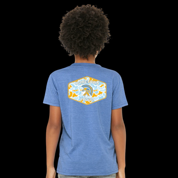 PRE-SALE: YOUTH Ridge Spring Monetta Trojans Old School Camo Shirt