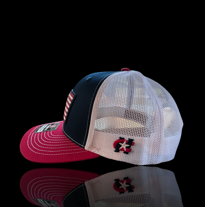 Richardson 112 Louisana Patriotic Trucker Hat