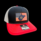 Richardson 112 West Virginia Patriotic Trucker Hat