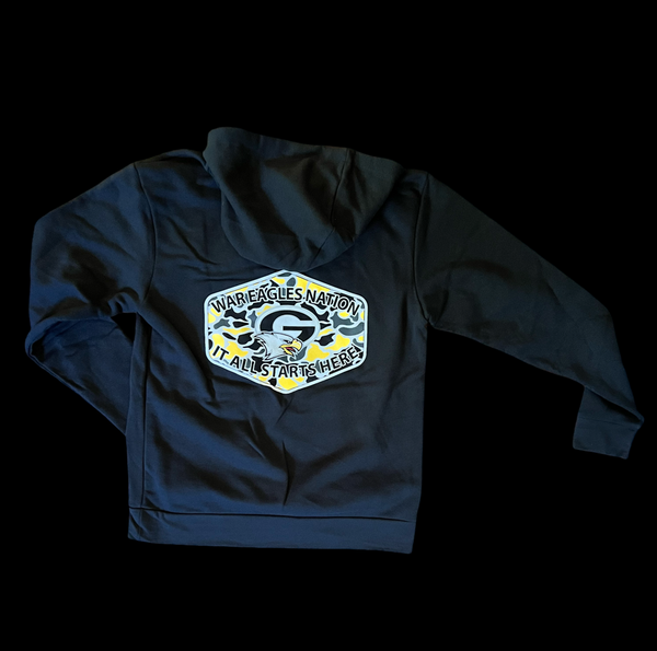 GCA It All Starts Here GCA War Eagles 803 Camo Hoodie