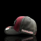 Richardson Sportmesh Garnet Steel Performance Fitted Trucker Hat