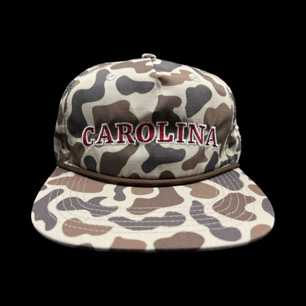 803 Lost Carolina Slough Duck Camo Relaxed Rope Hat