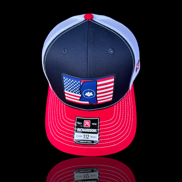 Richardson 112 Alabama Patriotic Trucker Hat