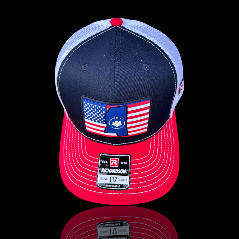 Richardson 112 Alabama Patriotic Trucker Hat