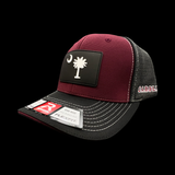 Richardson Sportmesh Garnet Steel Performance Fitted Trucker Hat
