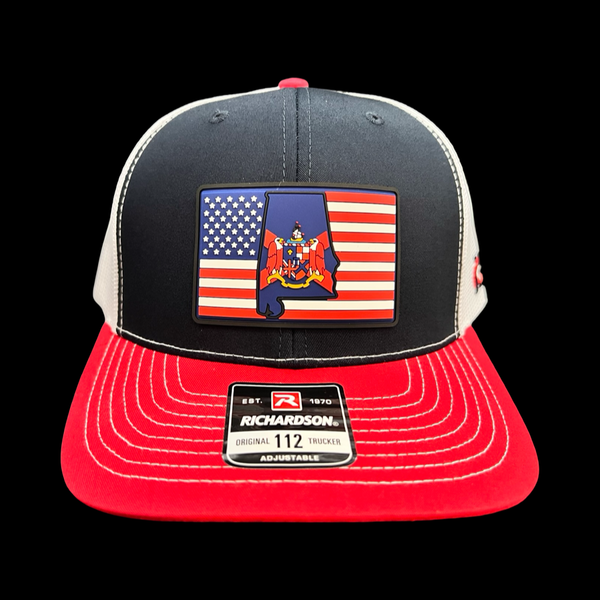 Richardson 112 Mississippi Patriotic Trucker Hat
