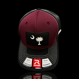 Richardson Sportmesh Garnet Steel Performance Fitted Trucker Hat