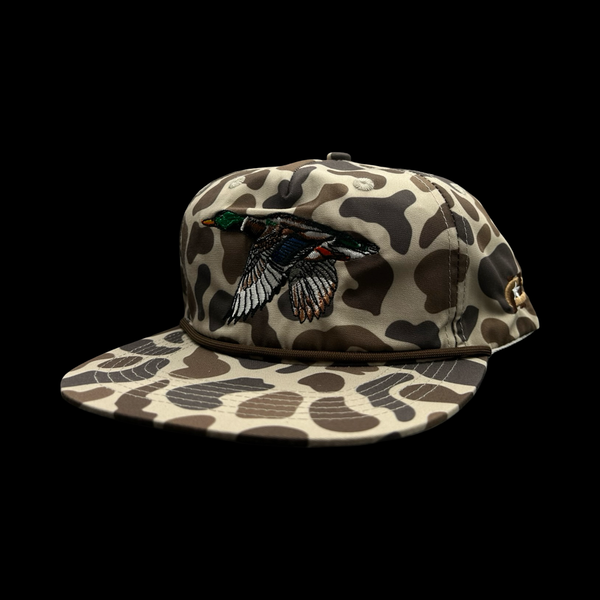 HC Lost Duck Oldscool Slough Camo Relaxed Rope Hat