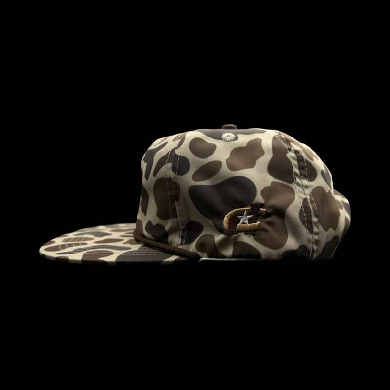 HC Lost Duck Oldscool Slough Camo Relaxed Rope Hat