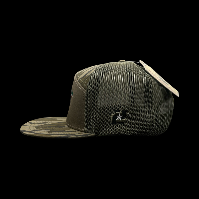 HC Lost Duck Bottomland Camo 7 Panel Flatbill Hat