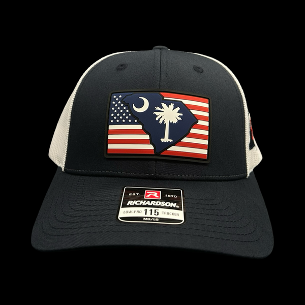 Richardson 115 South Carolina 843 Patriotic Low Profile Trucker Hat